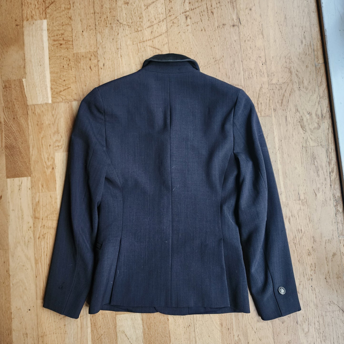 Irish Bayer boys grey wool show jacket (boys size 152 /age 12)