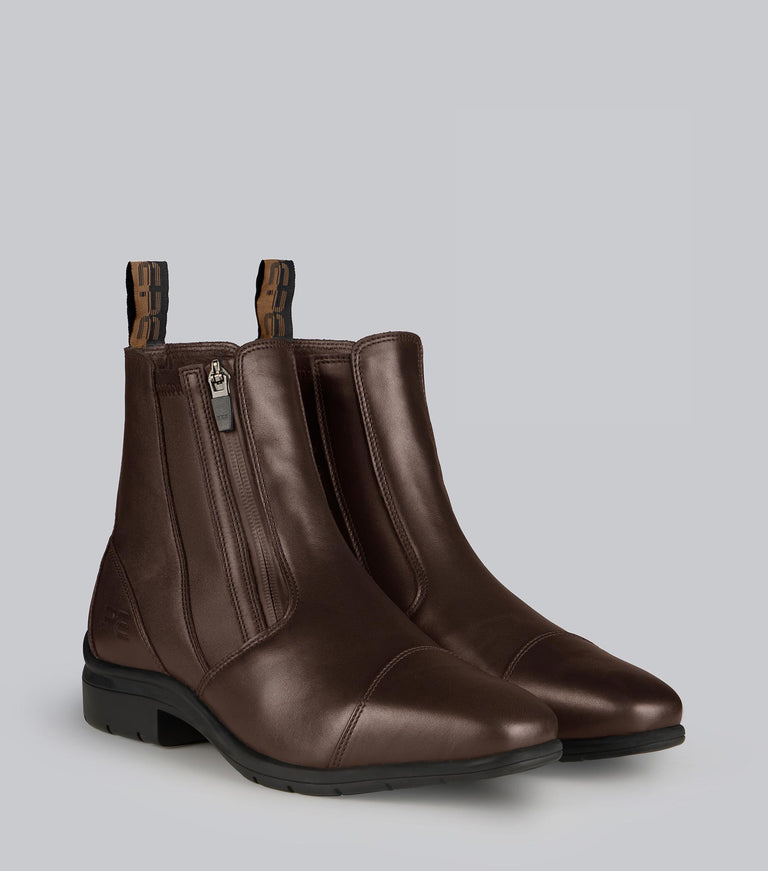 Premier Equine Taro Waterproof Leather Paddock Boot Brown