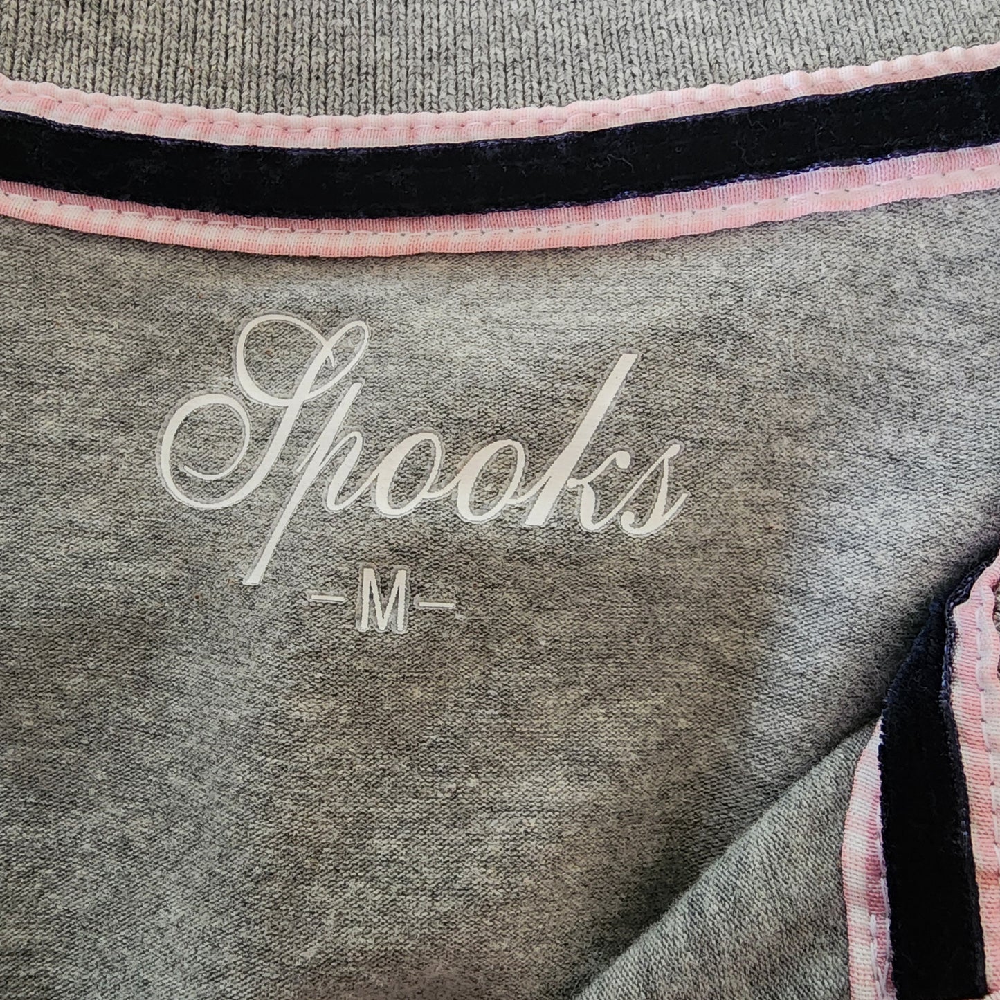 Spooks riding shirt, Size M, grey, pre-loved