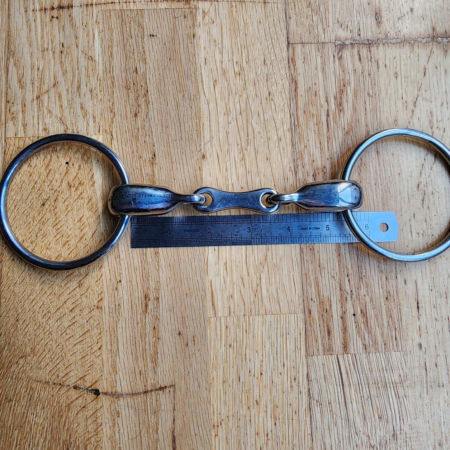 Stubben loose ring fench link 5.25". Pre-loved