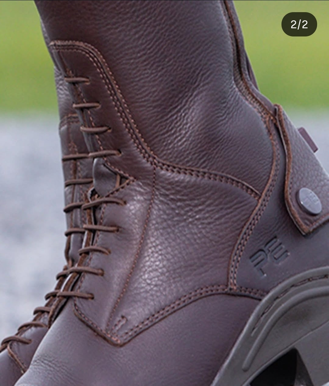 Premier Equine Vallardi Ladies Leather Field Tall Riding Boot - Brown