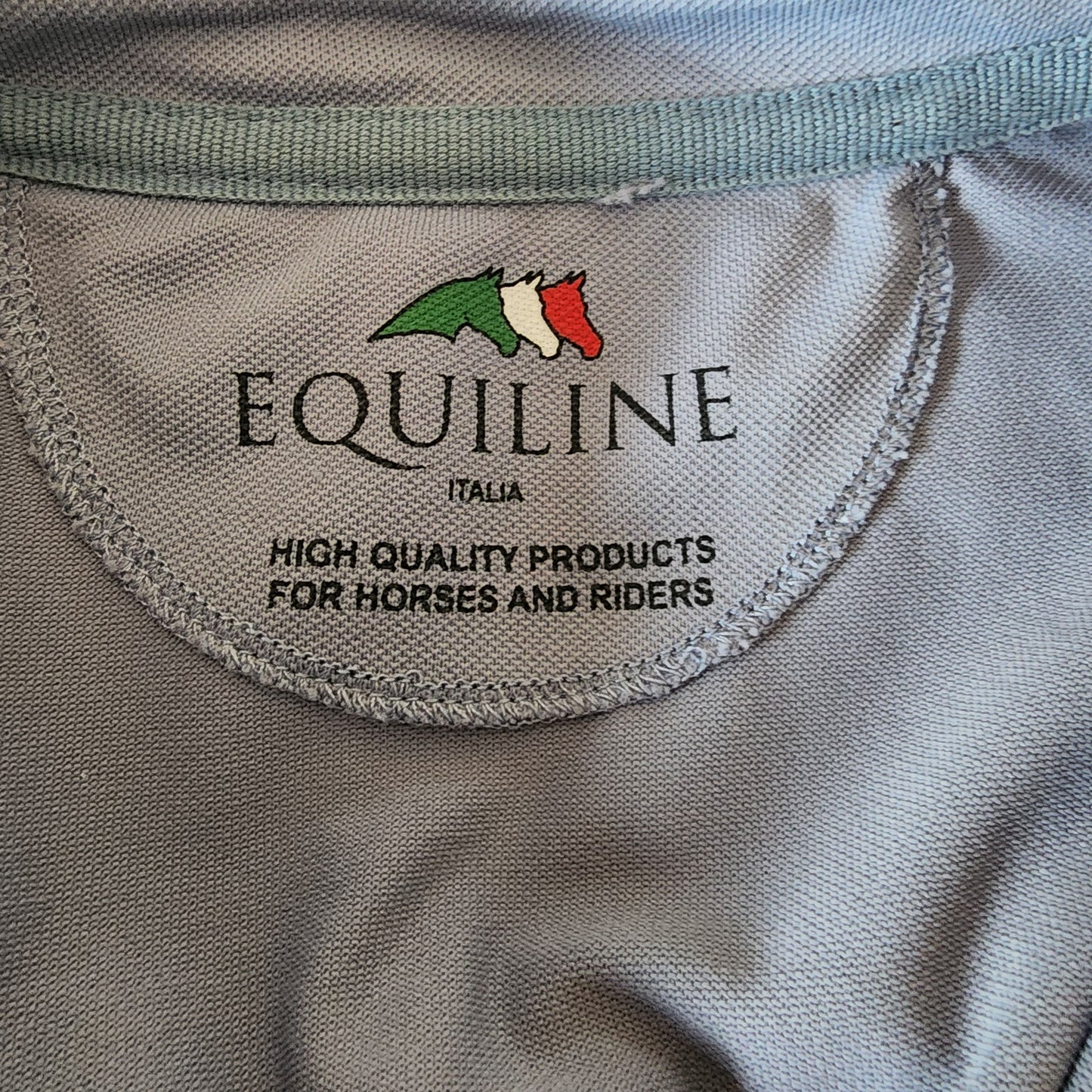 Equiline riding shirt, Size M, blue, pre-loved
