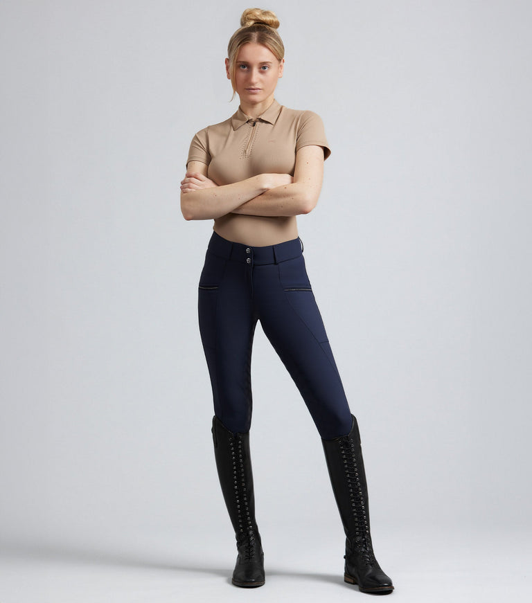 Premier Equine Ofena Ladies Gel Full Seat Riding Breeches (white, navy or black)