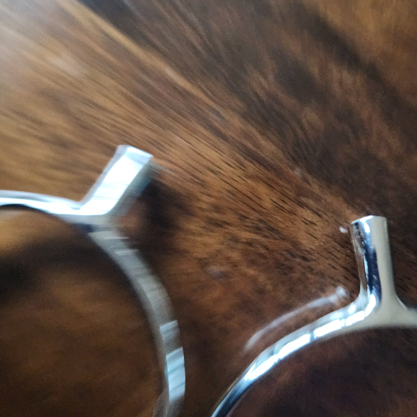Stainless steel blunt knob spurs and spur straps. Pre-loved