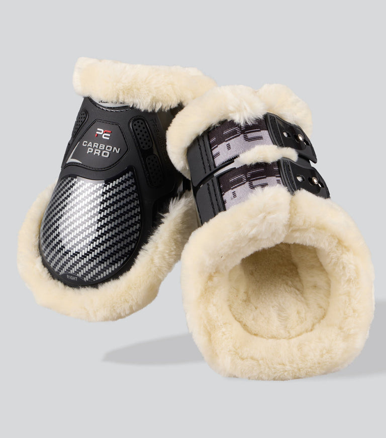 Premier Equine Carbon Pro Techno Wool Tendon Jump Boots