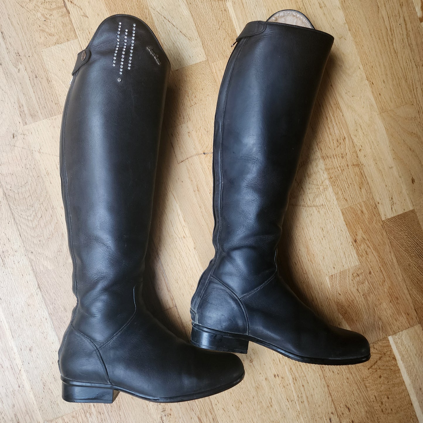 Sergio Grasso long leather riding boots. Size 40
