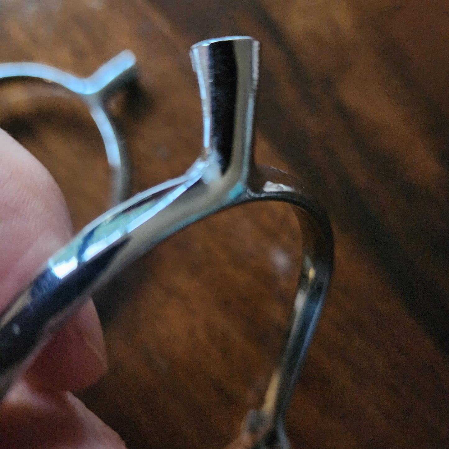 Stainless steel blunt knob spurs and spur straps. Pre-loved