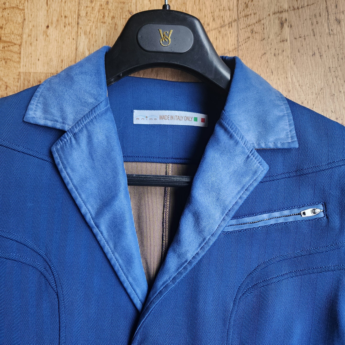 Animo mens blue show jacket (size 48), men's M