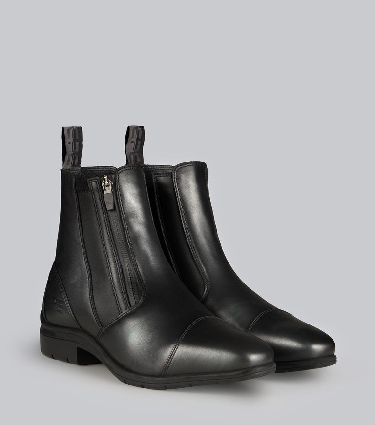Premier equine Taro Waterproof Leather Paddock Boot Black