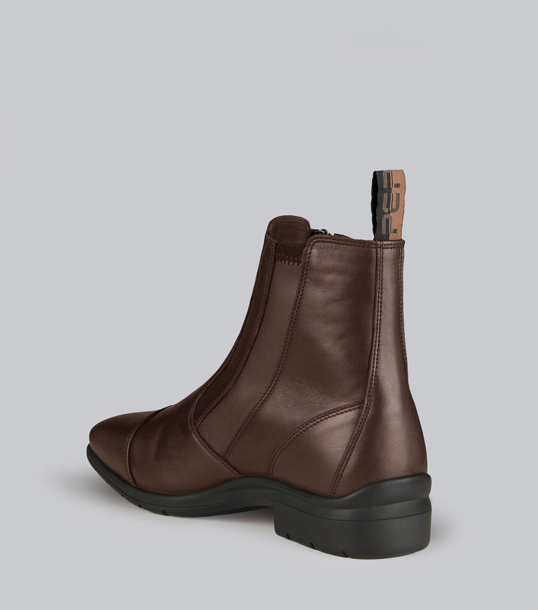 Premier Equine Taro Waterproof Leather Paddock Boot Brown