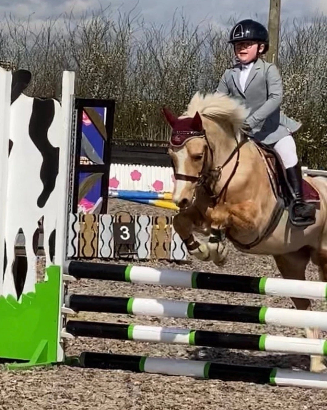 Animo grey show jacket girls age 10