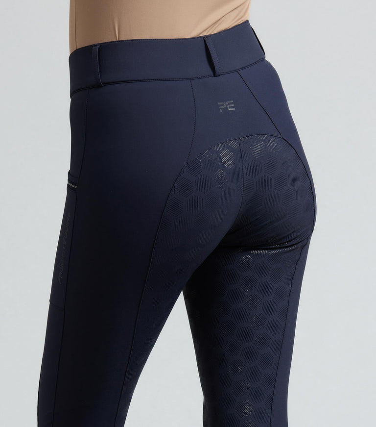 Premier Equine Ofena Ladies Gel Full Seat Riding Breeches (white, navy or black)