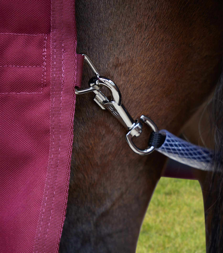 Premier Equine Stratus 1200 Series 400g Turnout Rug with Classic Neck Cover (Navy or Burgundy)