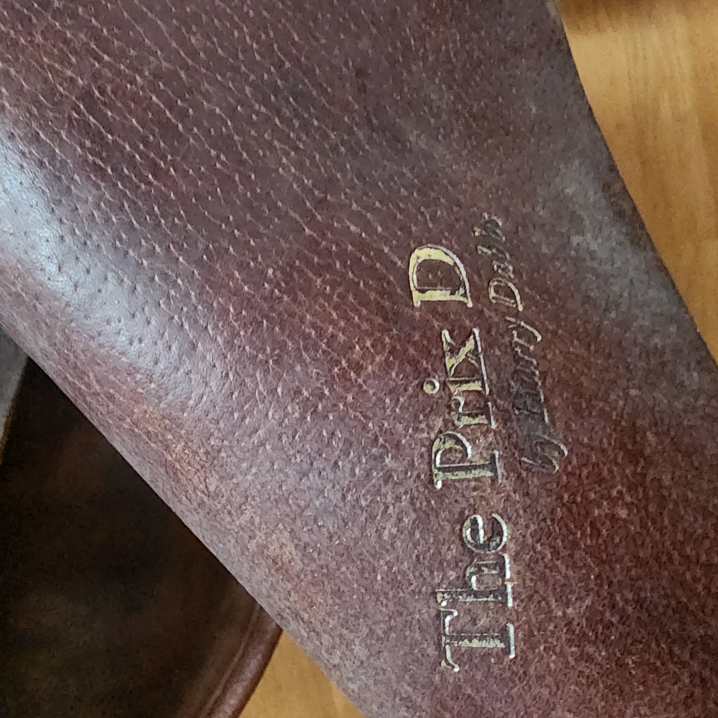 Harry Dabbs 'The Prix D' brown jump saddle 16" medium