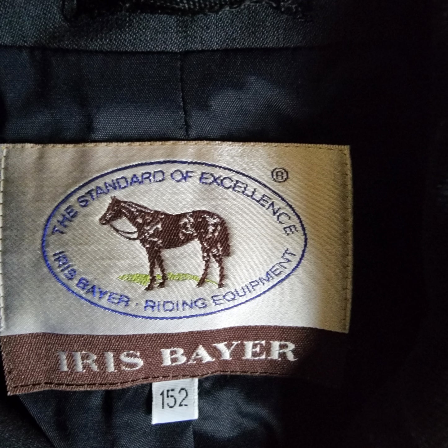 Irish Bayer boys grey wool show jacket (boys size 152 /age 12)