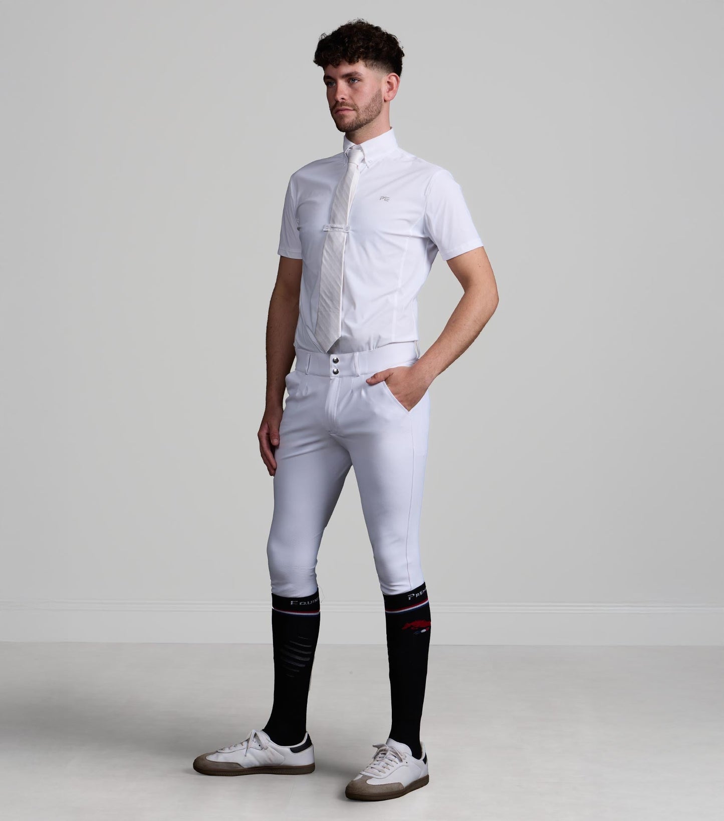Description:Rubato Short Sleeve Men's Shirt_Colour:White_Position:6