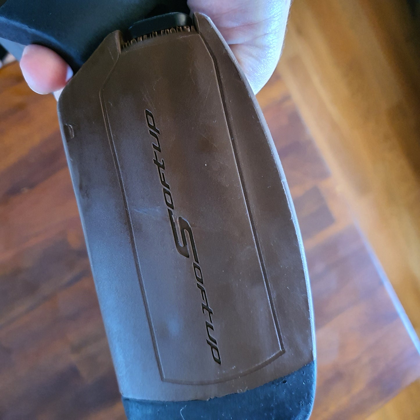 Free Jump black and brown Soft Up Lite stirrups