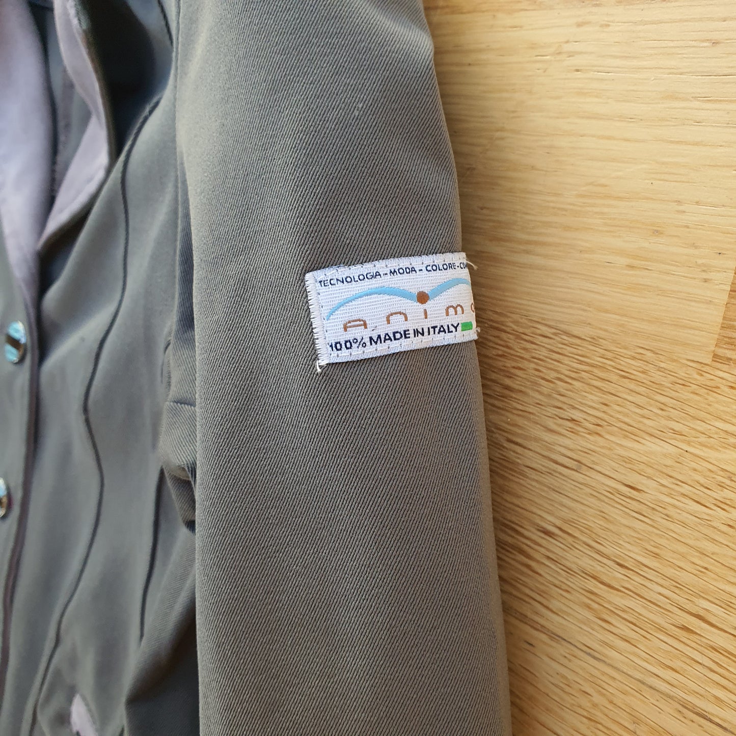 Animo grey show jacket girls age 10