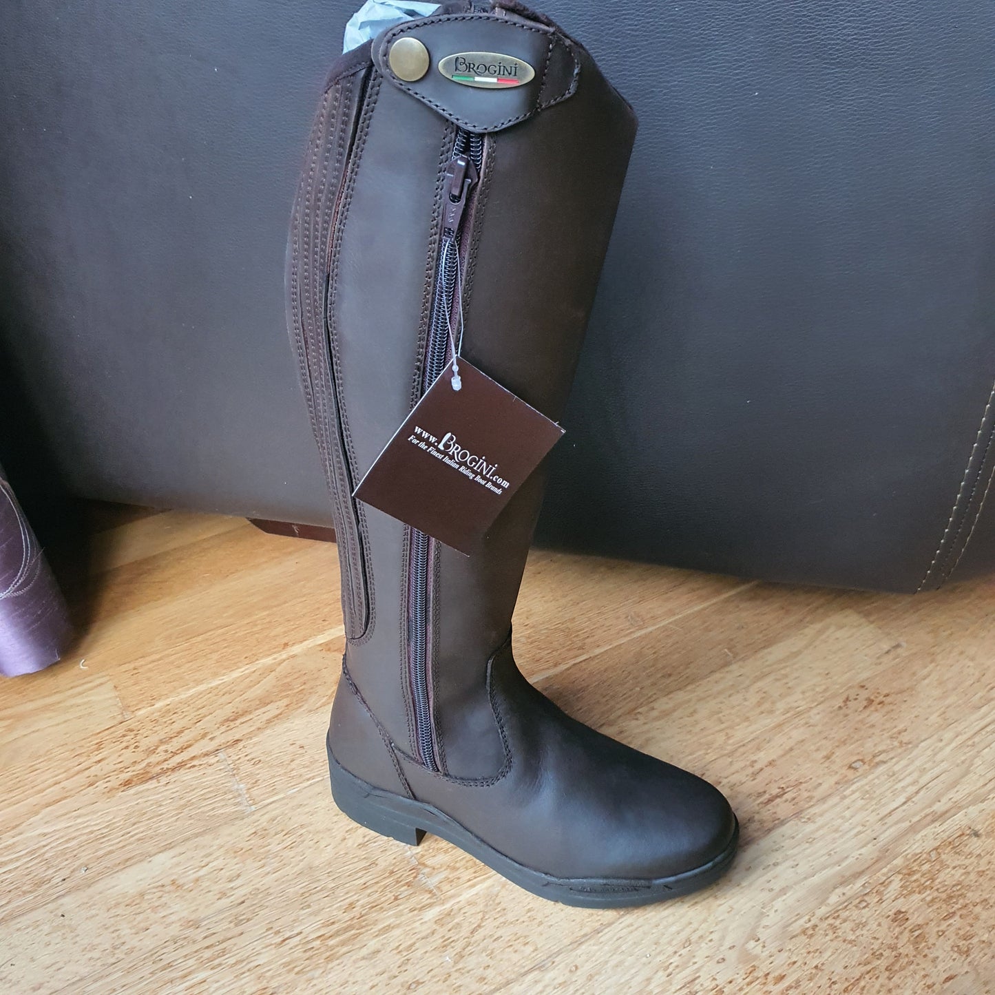 Brogini Ladies Monte Cervino Country Boots - Brown