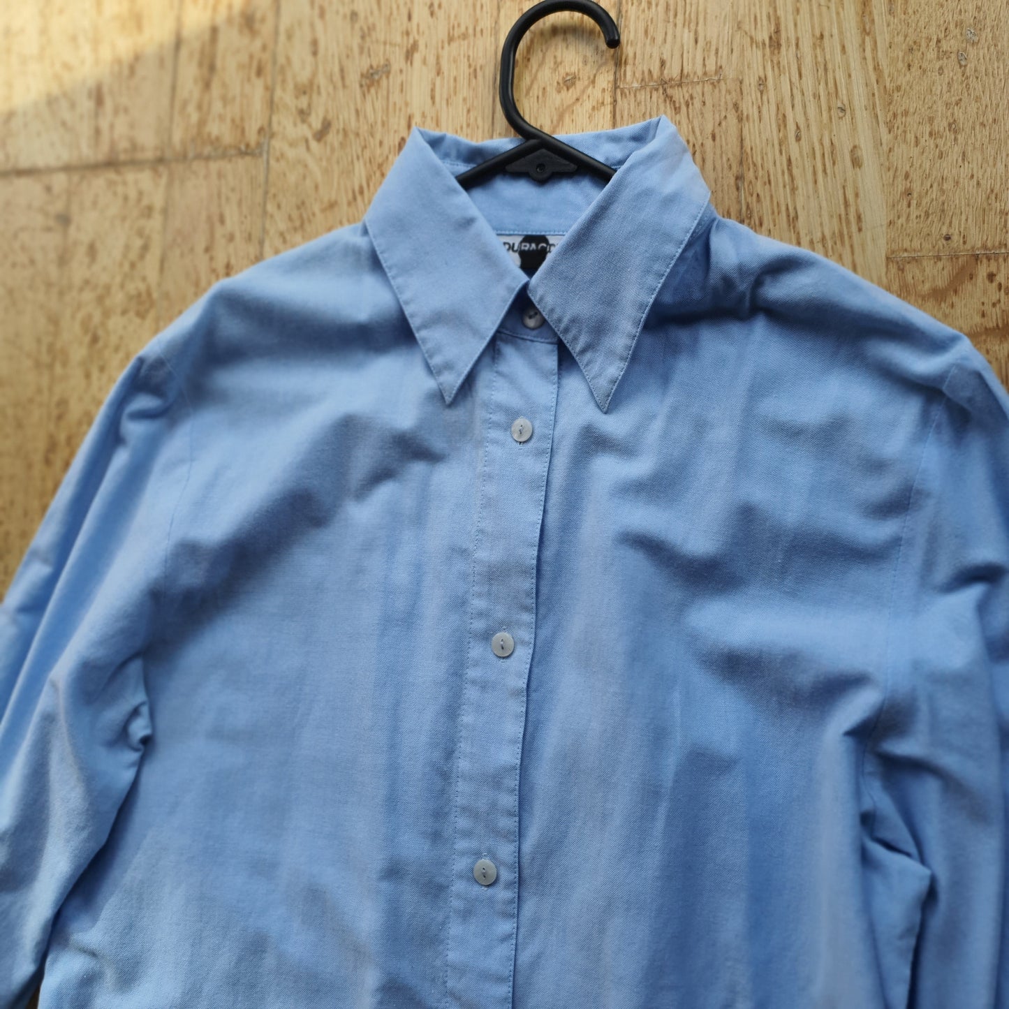 Light blue cotton show shirt, ladies 8 / 10 (girls 14)