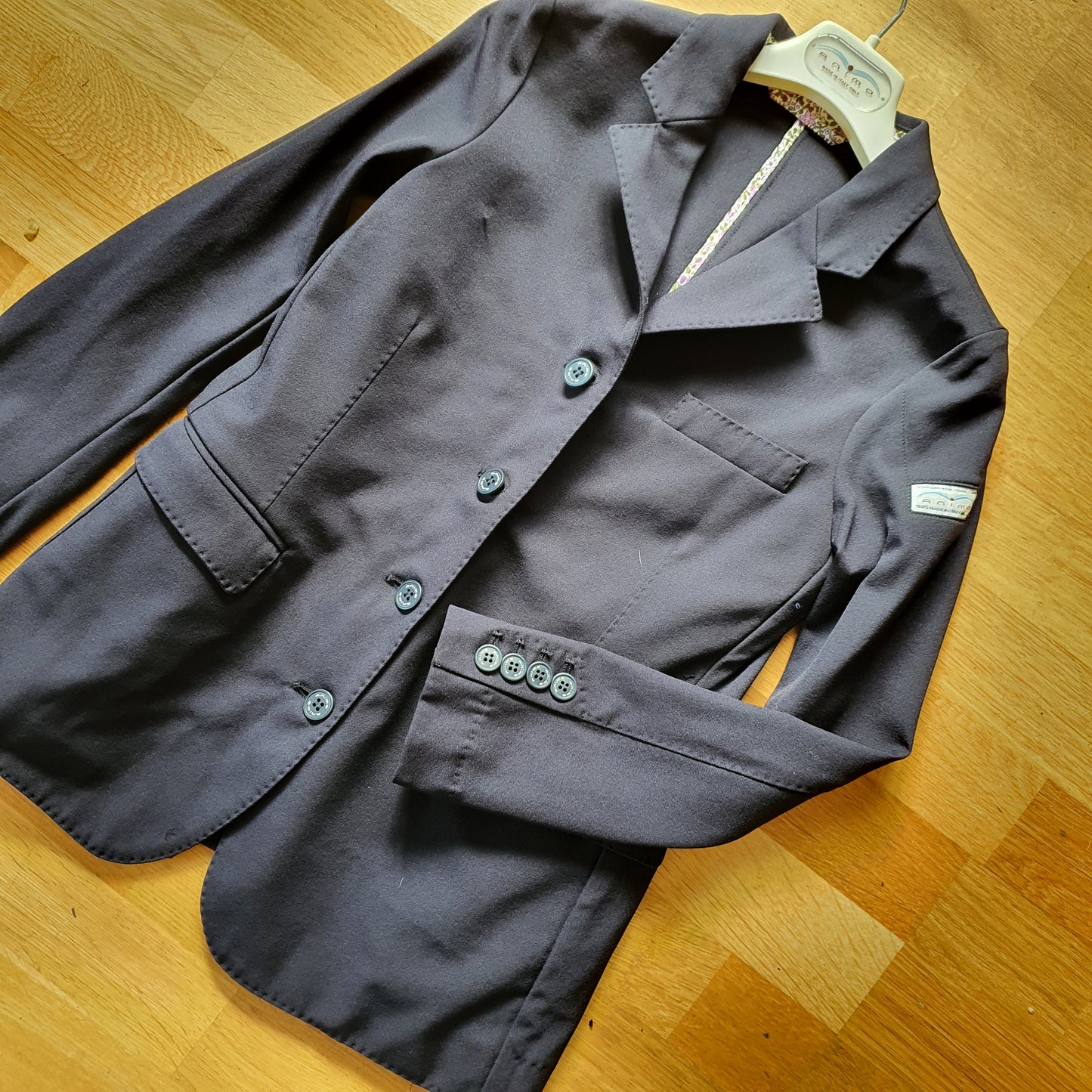 Animo navy Show Jacket girls age 11.