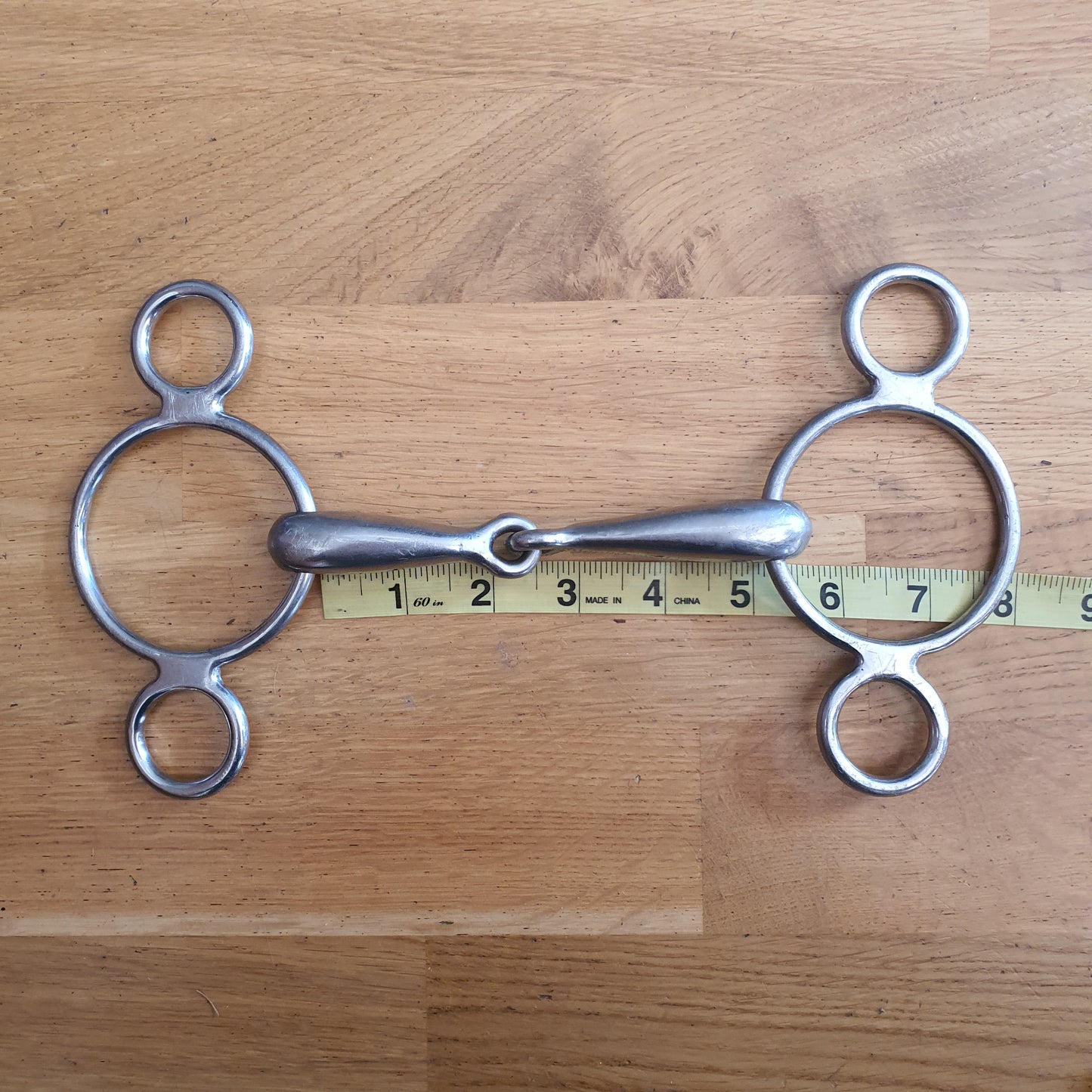 Stainless Steel single jointed 3 ring bit