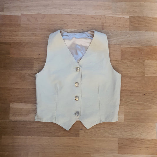 Kids beige waistcoat age 8 (boys or girls)