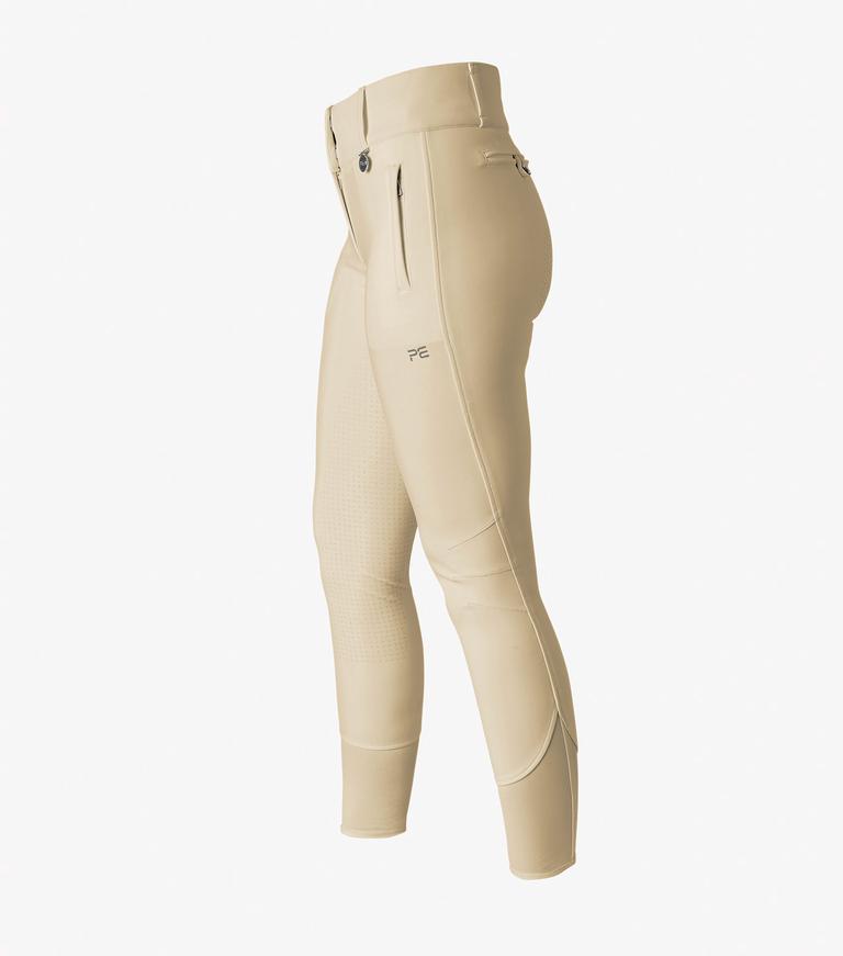 Premier Equine Aradina Ladies Full Seat Gel Competition Riding Breeches - Vanilla