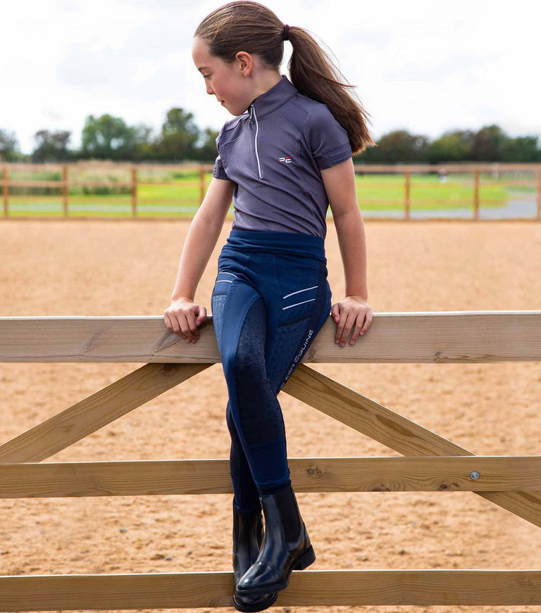 Premier Equine Mini Remisa Technical Short Sleeved Riding Top (boys and girls)