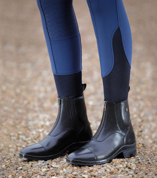 Premier Equine Balmoral Leather Paddock/Riding Boots - Black