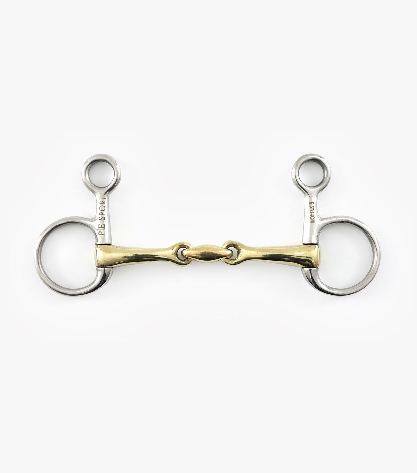 Premier Equine Brass Alloy Hanging Cheek (drop cheek / baucher ) with Lozenge