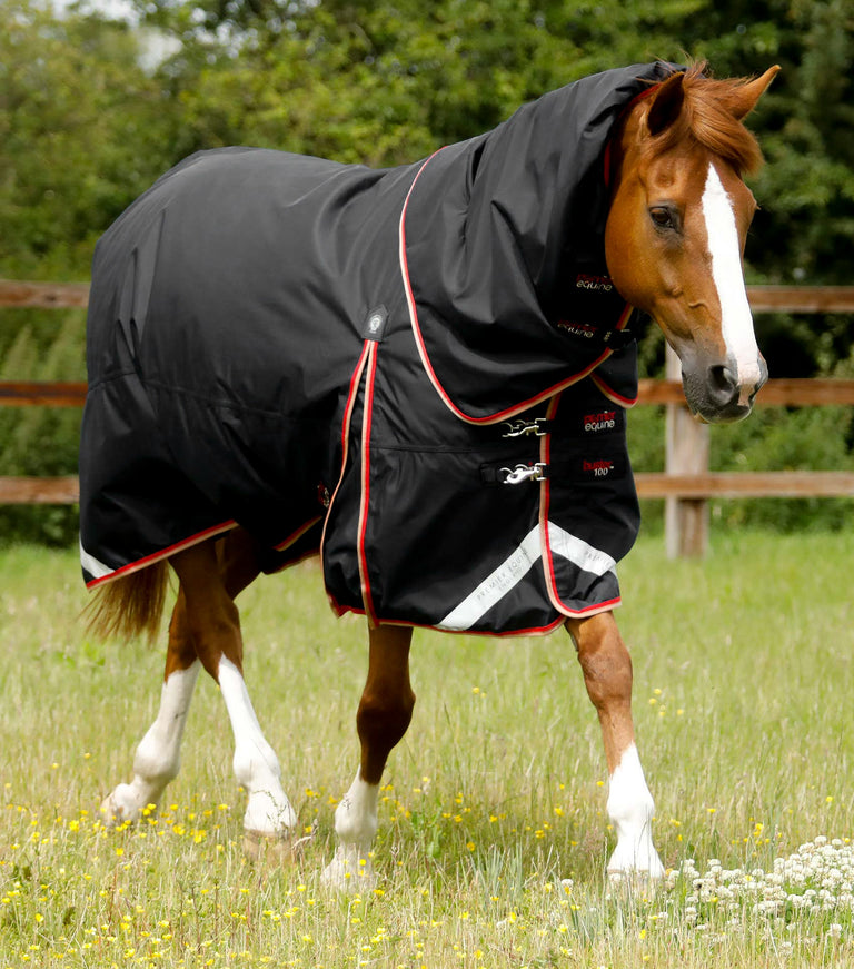 Premier Equine Buster 100g Turnout Rug with Snug Fit Neck Cover