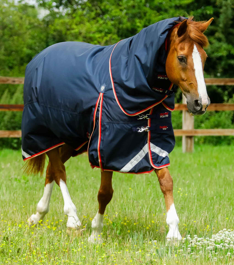 Premier Equine Buster 100g Turnout Rug with Snug Fit Neck Cover