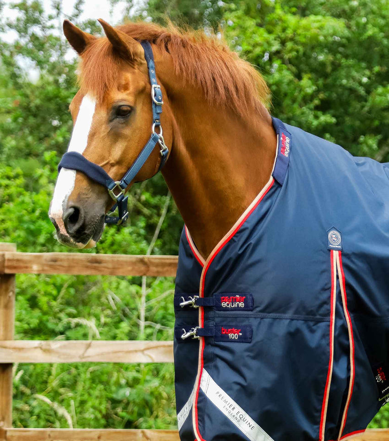 Premier Equine Buster 100g Turnout Rug with Snug Fit Neck Cover