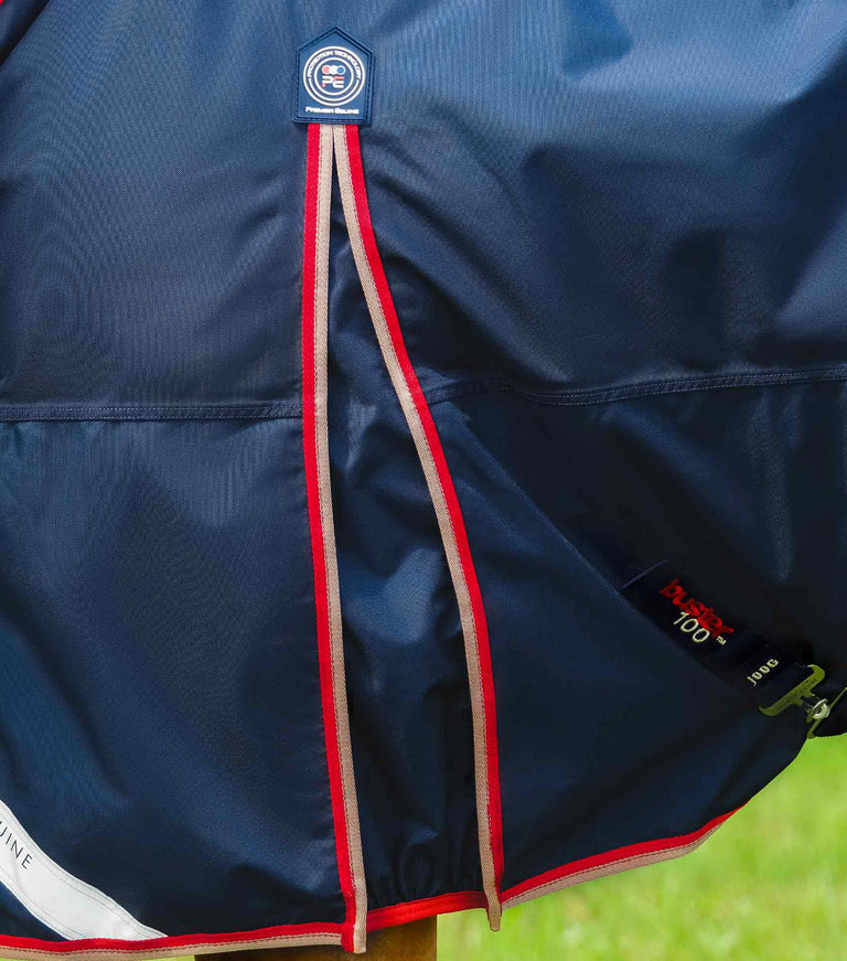 Premier Equine Buster 100g Turnout Rug with Snug Fit Neck Cover