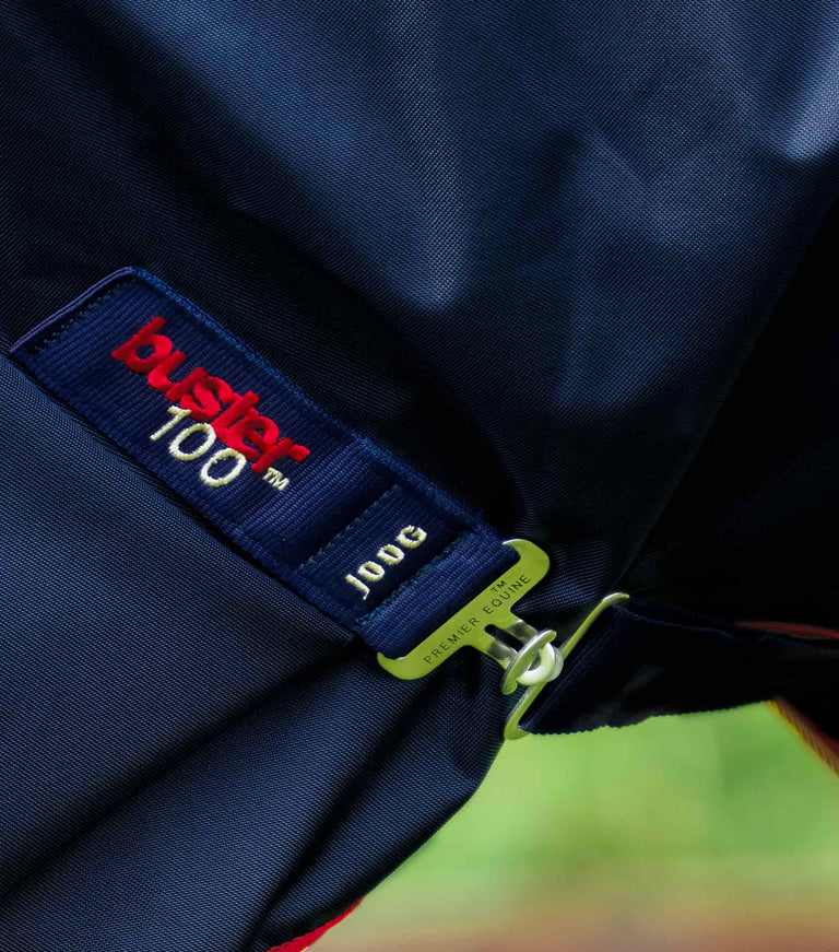 Premier Equine Buster 100g Turnout Rug with Snug Fit Neck Cover