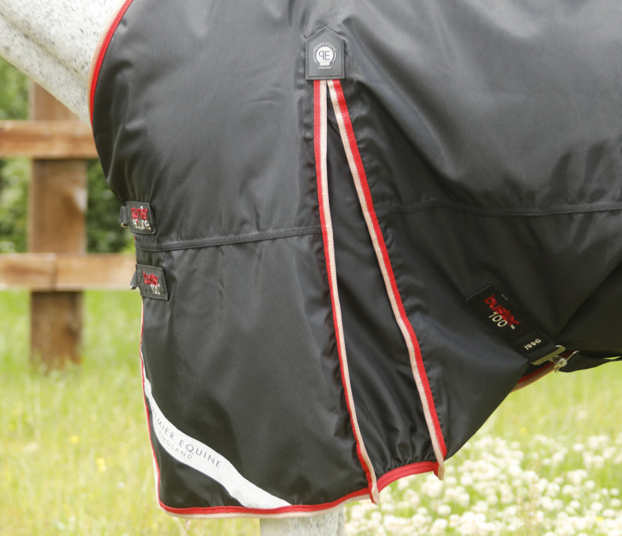 Premier Equine Buster 100g Turnout Rug with Snug Fit Neck Cover
