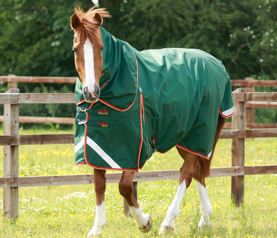 Premier Equine Buster Zero 0g Waterproof Rug with Classic Neck Cover