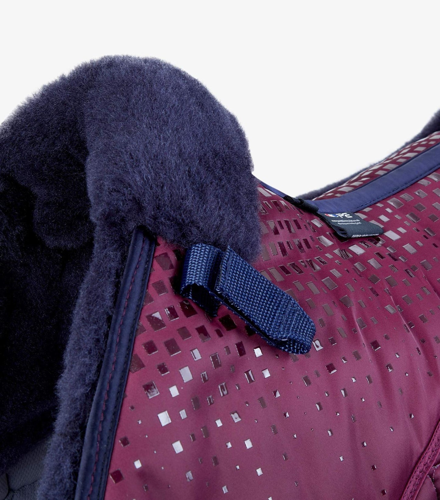 Premier Equine Capella Close Contact Merino Wool GP/Jump Square Saddle Pad