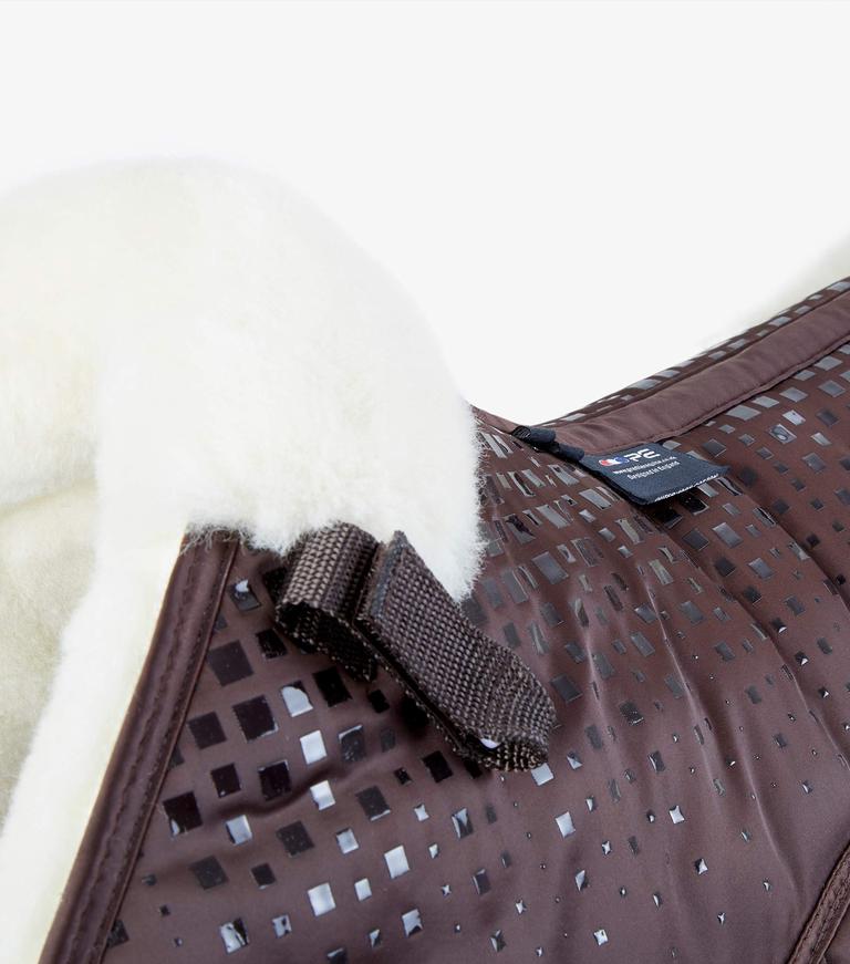 Premier Equine Capella Close Contact Merino Wool GP/Jump Square Saddle Pad