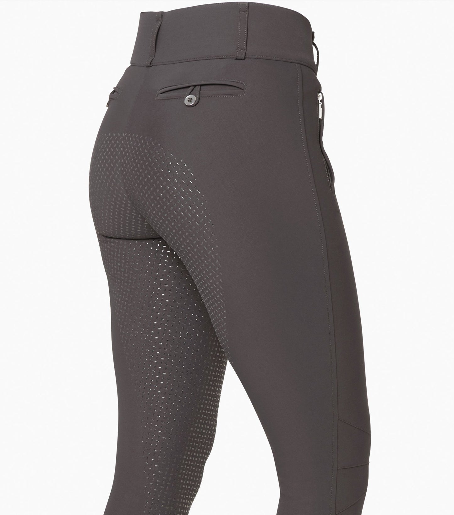 Premier Equine Carapello Ladies Full Seat Gel Riding Breeches - navy, brown, black, grey