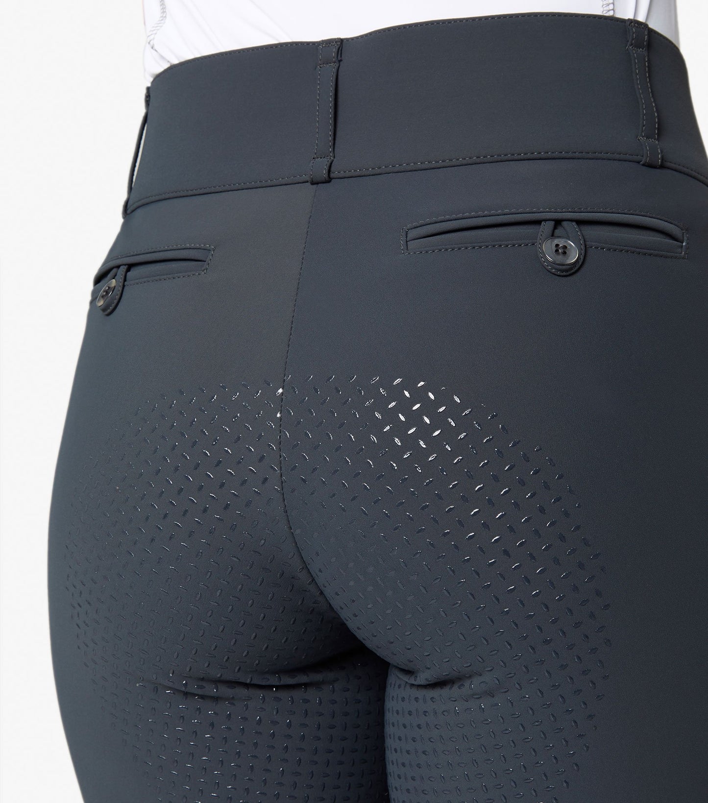 Premier Equine Carapello Ladies Full Seat Gel Riding Breeches - navy, brown, black, grey