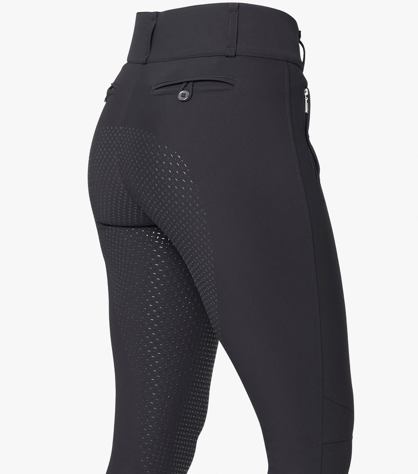 Premier Equine Carapello Ladies Full Seat Gel Riding Breeches - navy, brown, black, grey