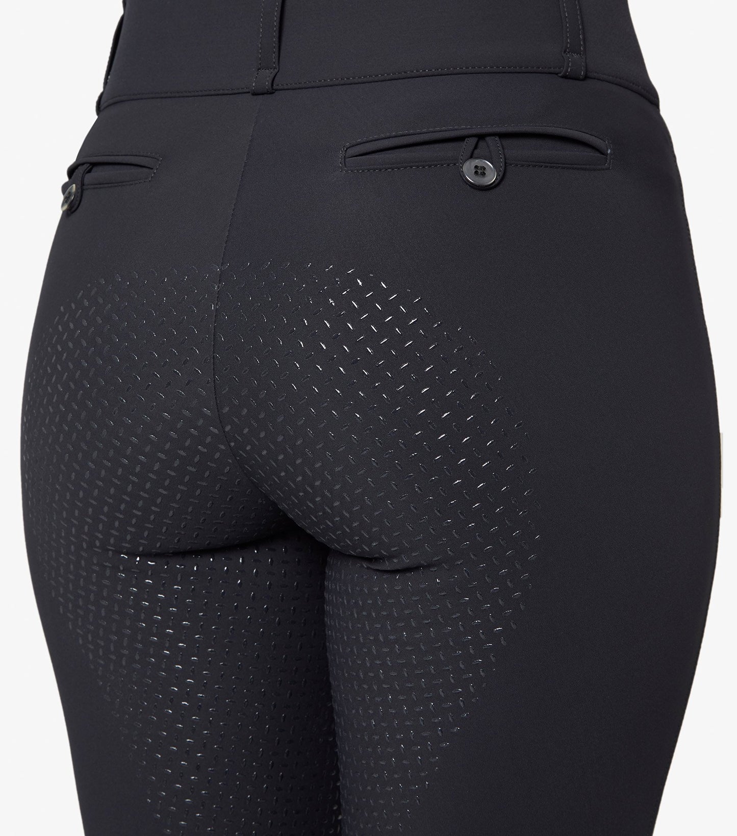 Premier Equine Carapello Ladies Full Seat Gel Riding Breeches - navy, brown, black, grey