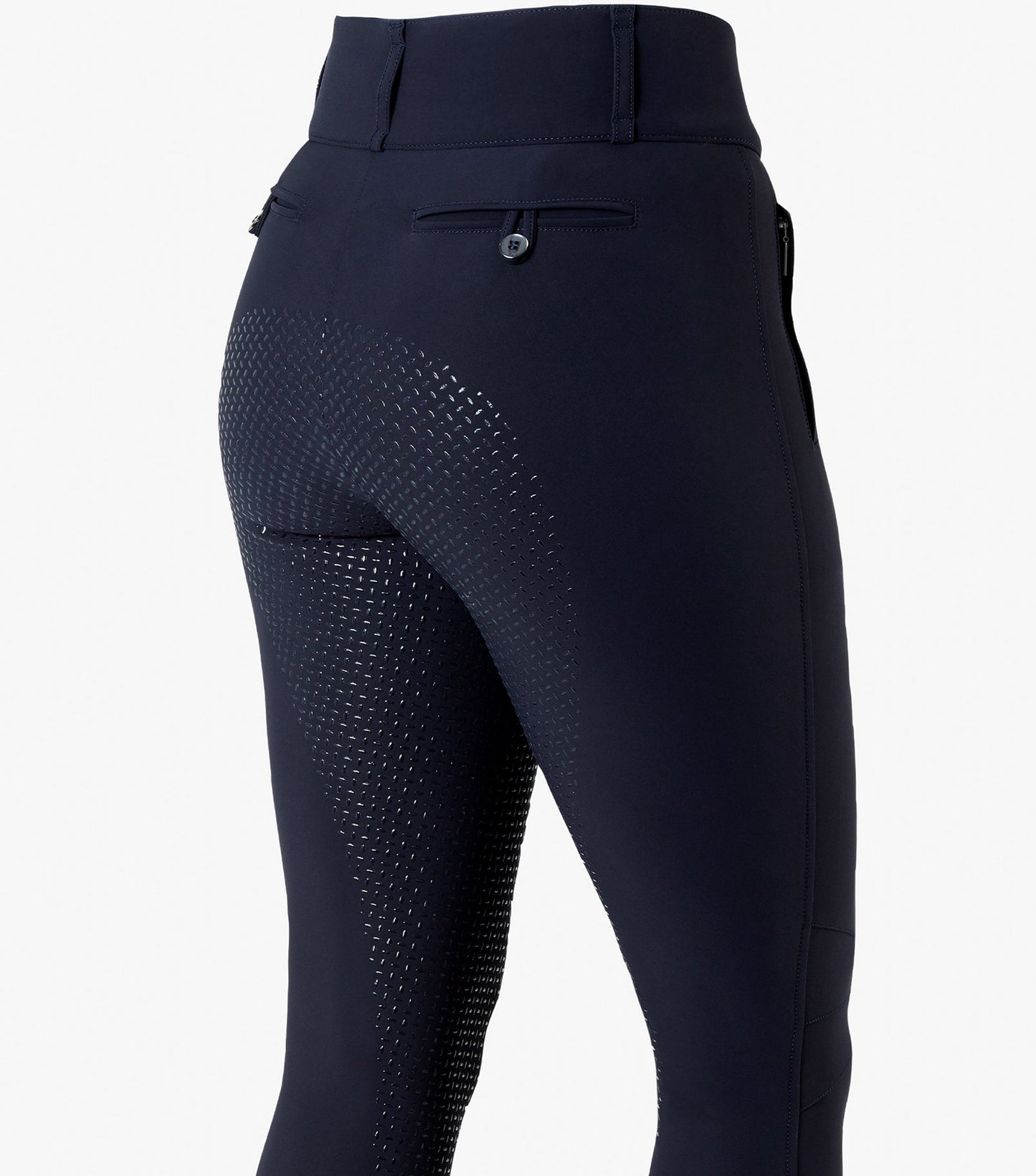 Premier Equine Carapello Ladies Full Seat Gel Riding Breeches - navy, brown, black, grey