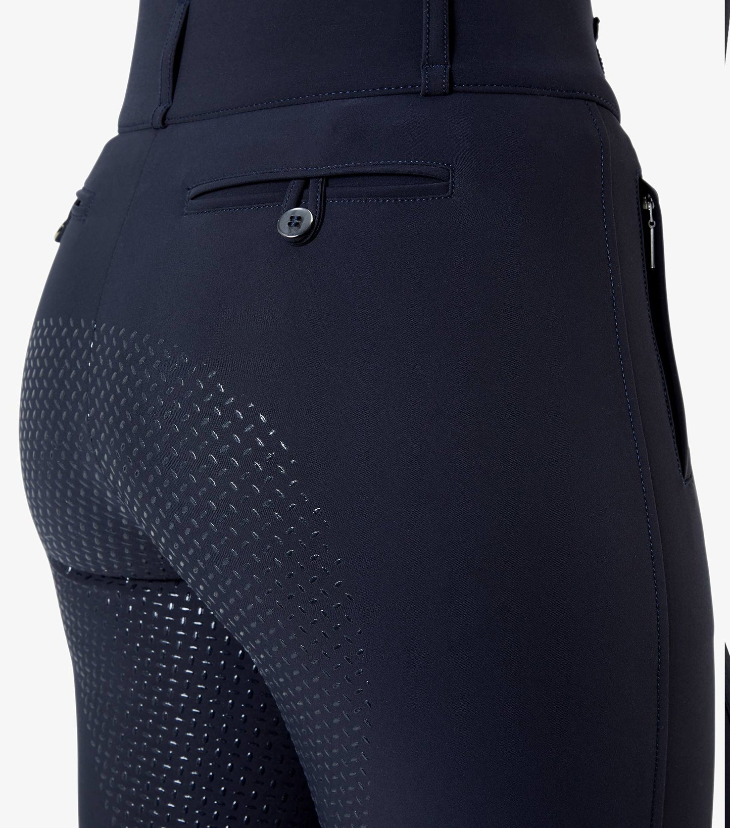 Premier Equine Carapello Ladies Full Seat Gel Riding Breeches - navy, brown, black, grey