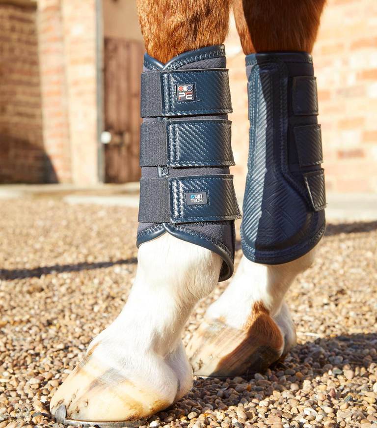 Premier Equine Carbon Air-Tech Single Locking Brushing Boots