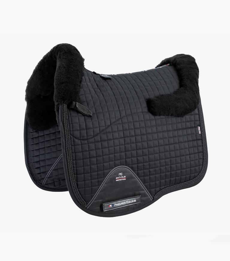 Premier Equine Close Contact Merino Wool European Saddle Pad - Dressage Square - full size