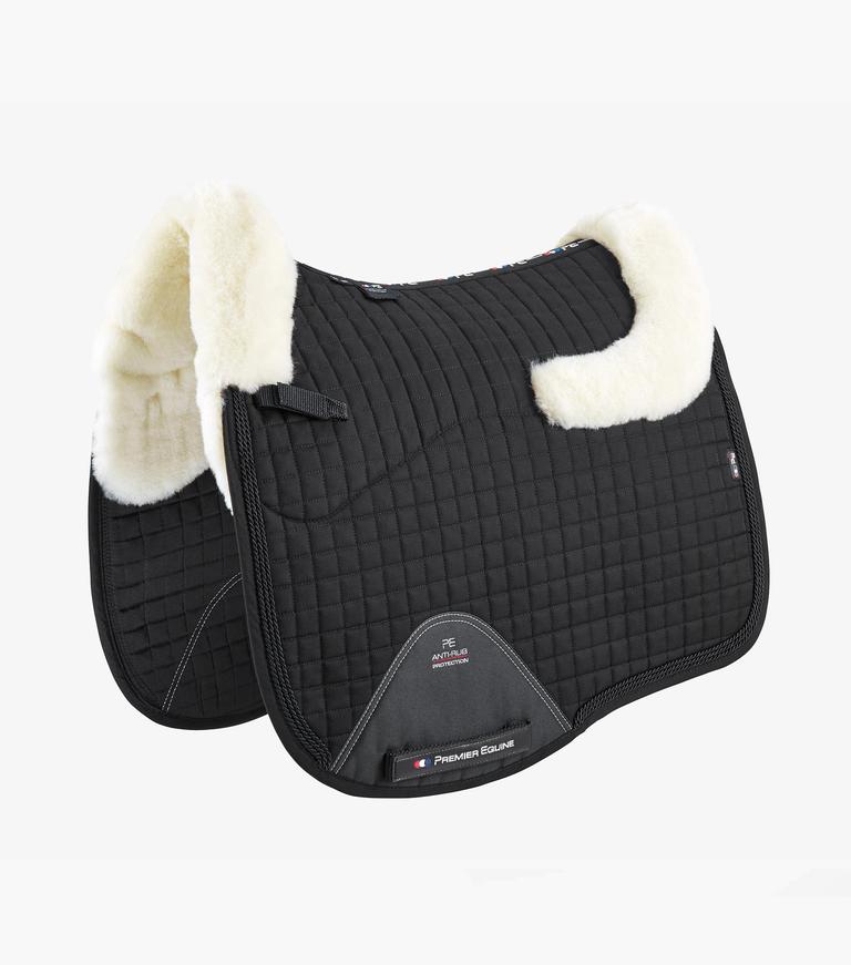 Premier Equine Close Contact Merino Wool European Saddle Pad - Dressage Square - full size