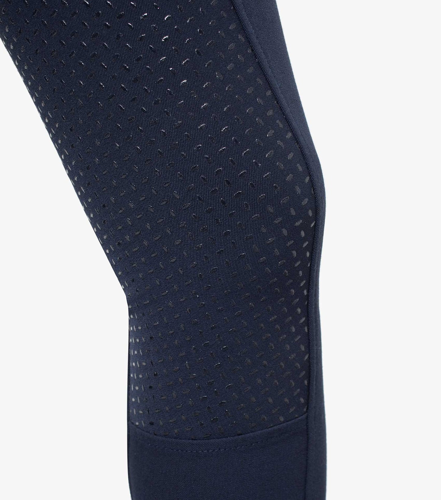 Premier Equine Delta Ladies Full Seat Gel Riding Breeches - grey, navy & black